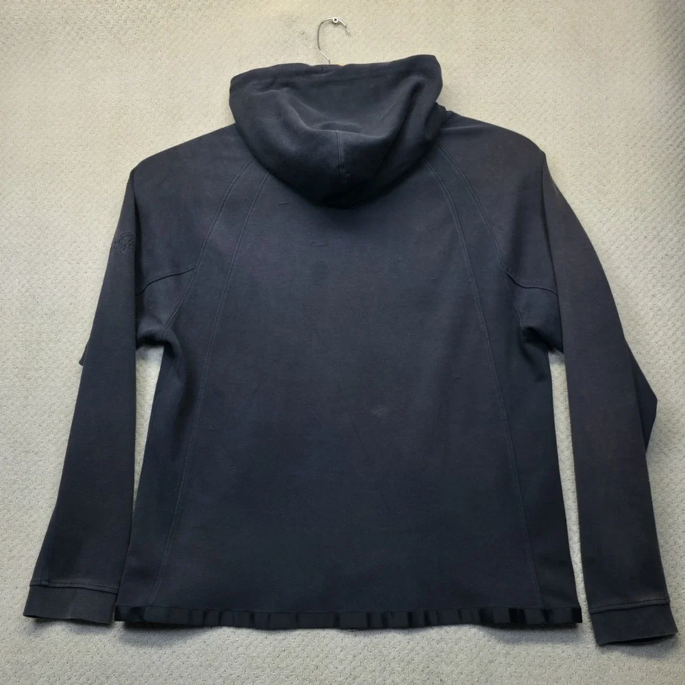 Jordan Dri-FIT Sport Crossover Hoodie Mens Large Full Zip Faded Black Sweatshirt